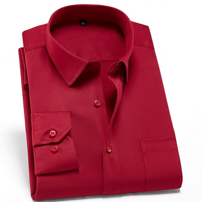 Julien - Chemise Homme Levi Stretch Confort Résistante aux Rides