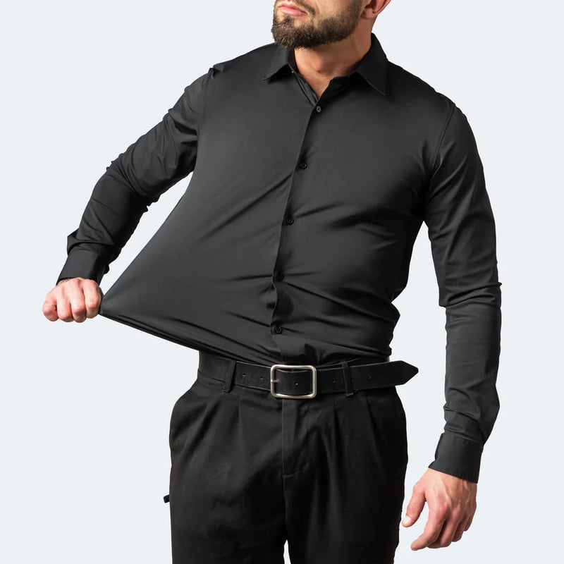 Julien - Chemise Homme Levi Stretch Confort Résistante aux Rides