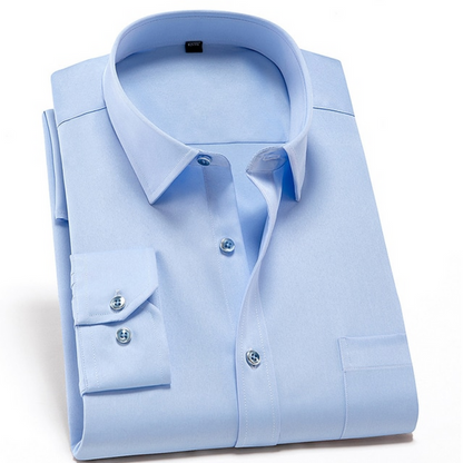 Julien - Chemise Homme Levi Stretch Confort Résistante aux Rides