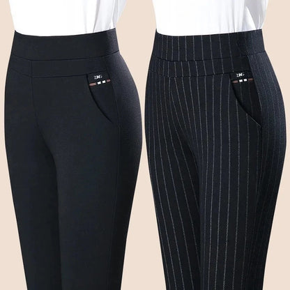 Ophelia - Pantalon femme noir extensible pour un confort ultime