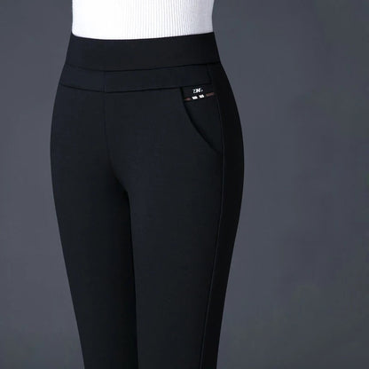 Ophelia - Pantalon femme noir extensible pour un confort ultime