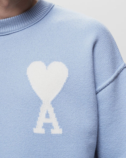 Grace - Pull tricoté respirant Ami Paris avec détail en cœur et lettre A
