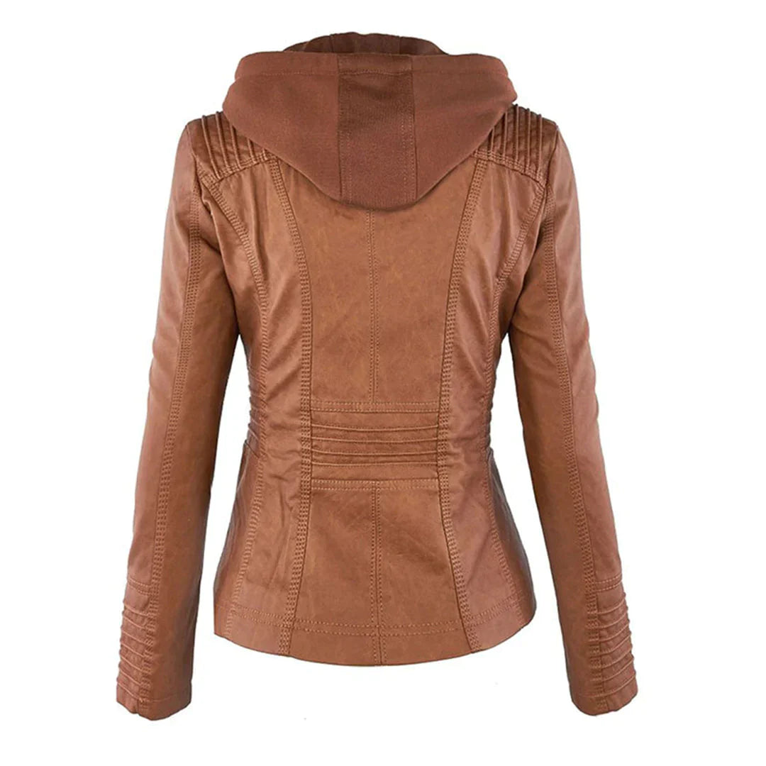 Gérard - Veste de Moto Stylée avec Capuche