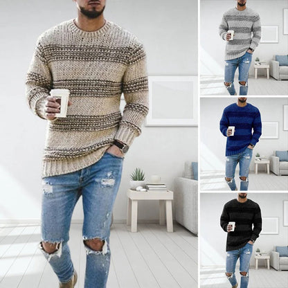 Gauthier - Pull norvégien épais en grosse maille pour hommes