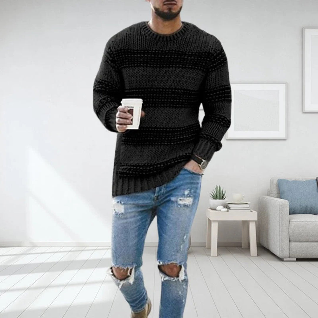 Gauthier - Pull norvégien épais en grosse maille pour hommes