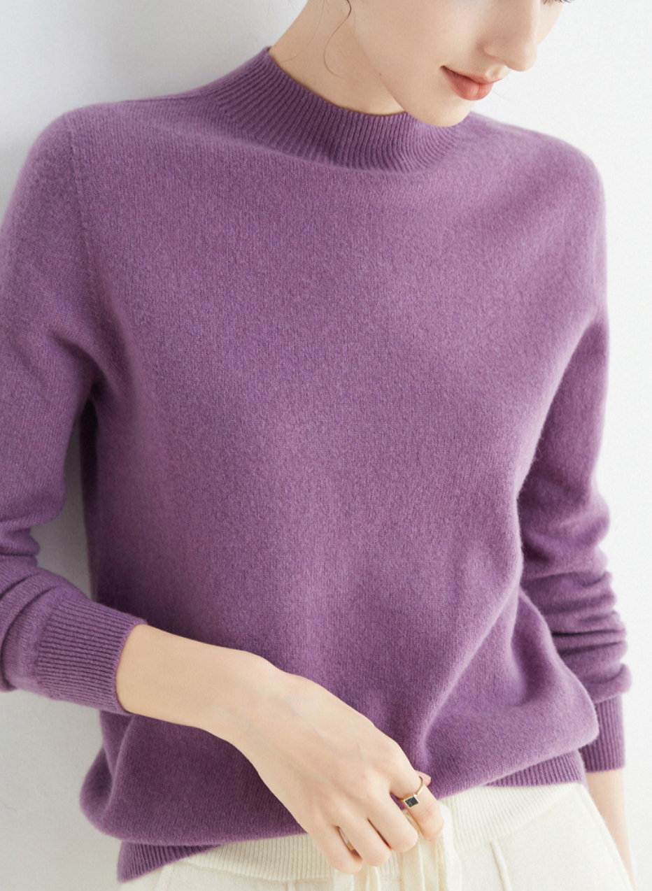 Myrtille - Pull en Cachemire de Luxe