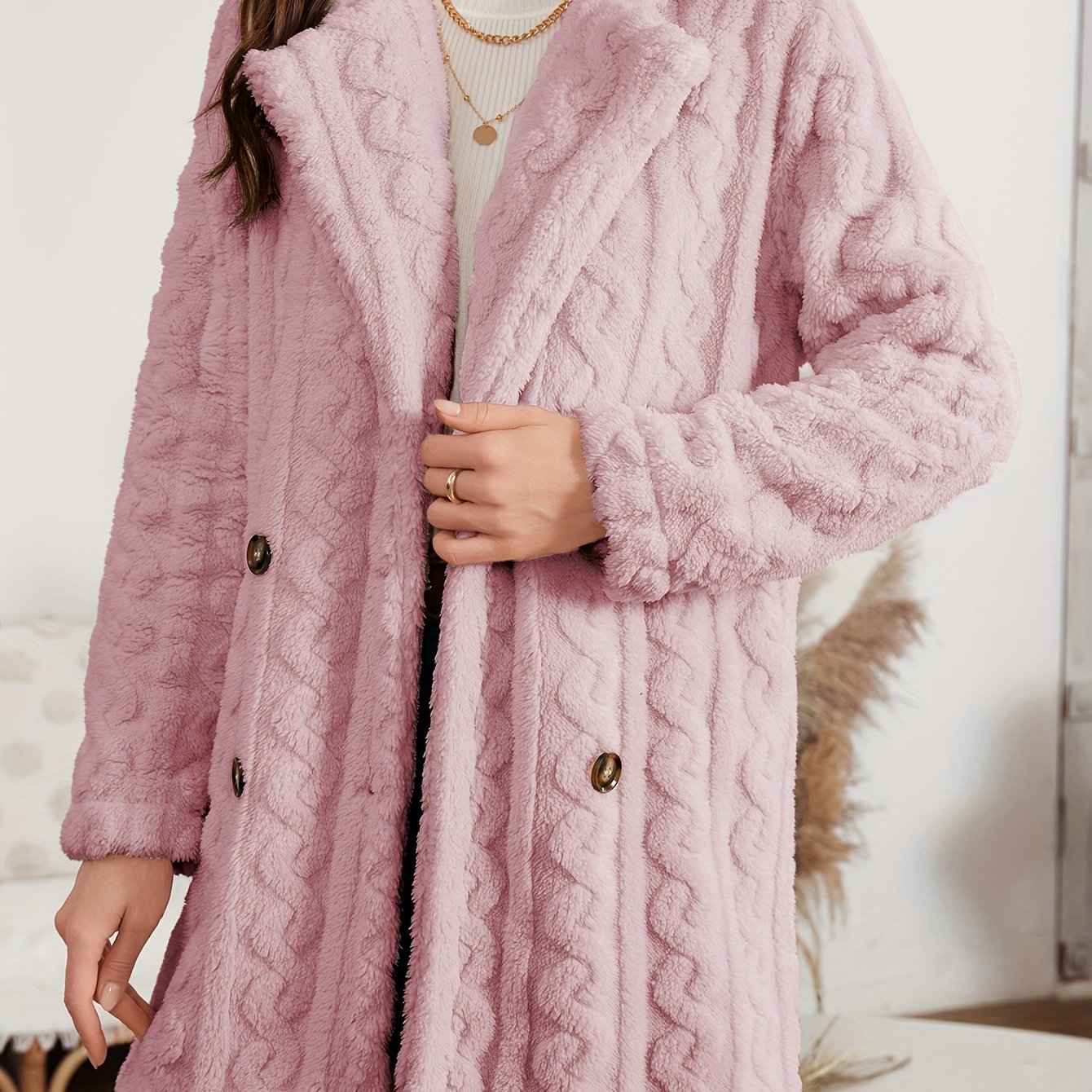 Irène - Manteau en Velours de Luxe pour Femmes