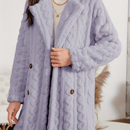Irène - Manteau en Velours de Luxe pour Femmes