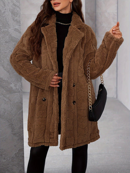 Irène - Manteau en Velours de Luxe pour Femmes