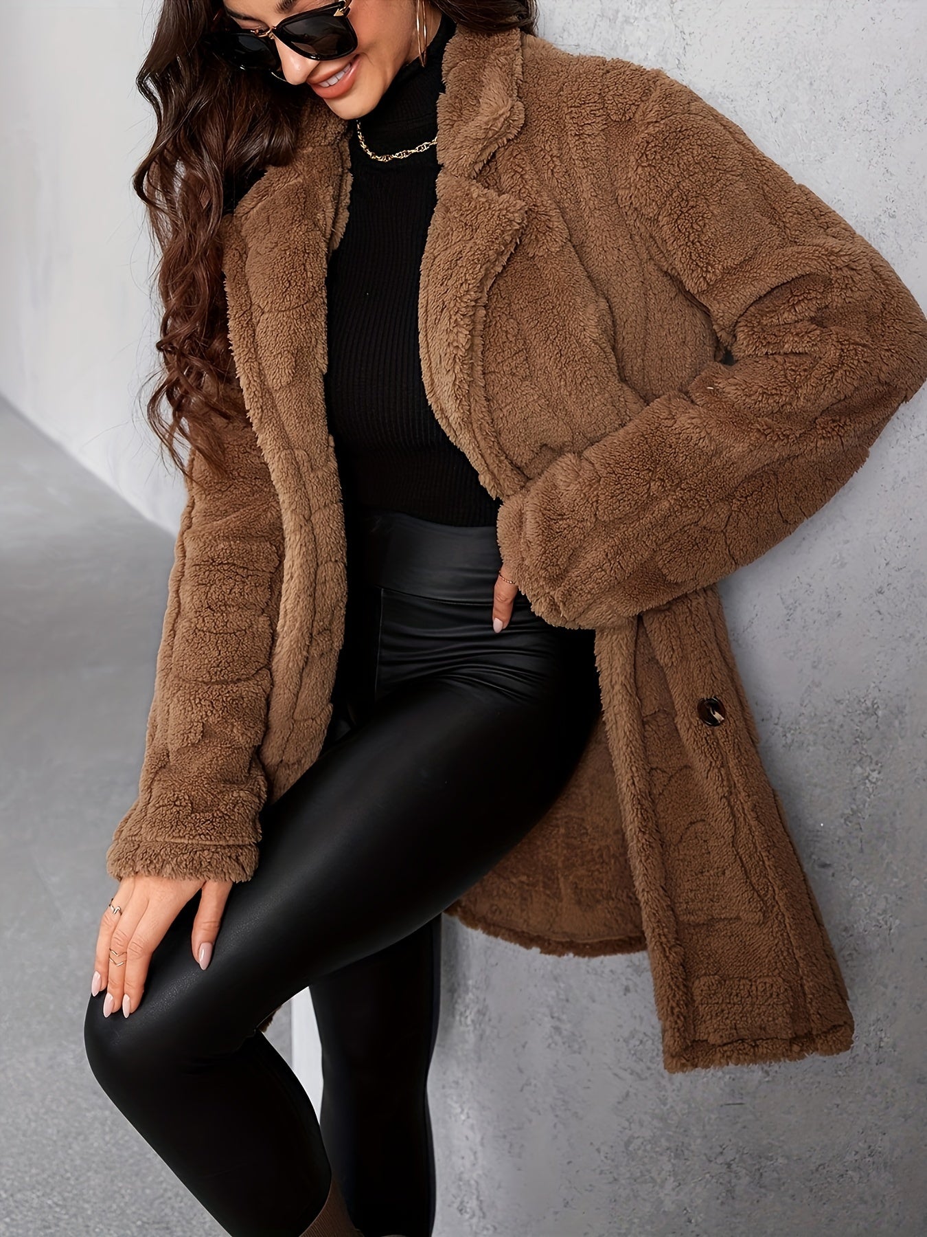 Irène - Manteau en Velours de Luxe pour Femmes