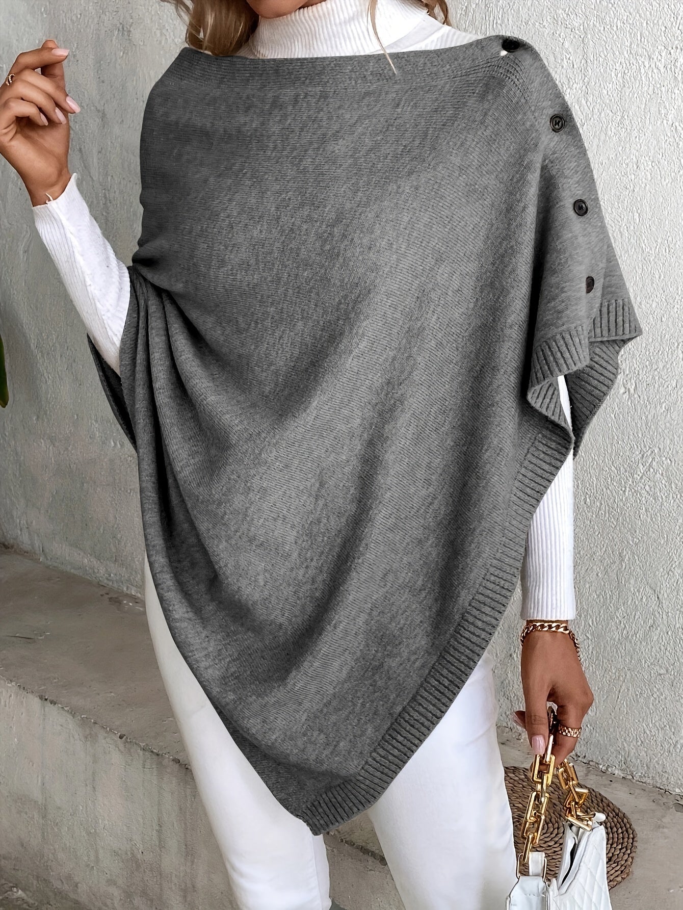 Marcelline - Poncho Écharpe de Luxe