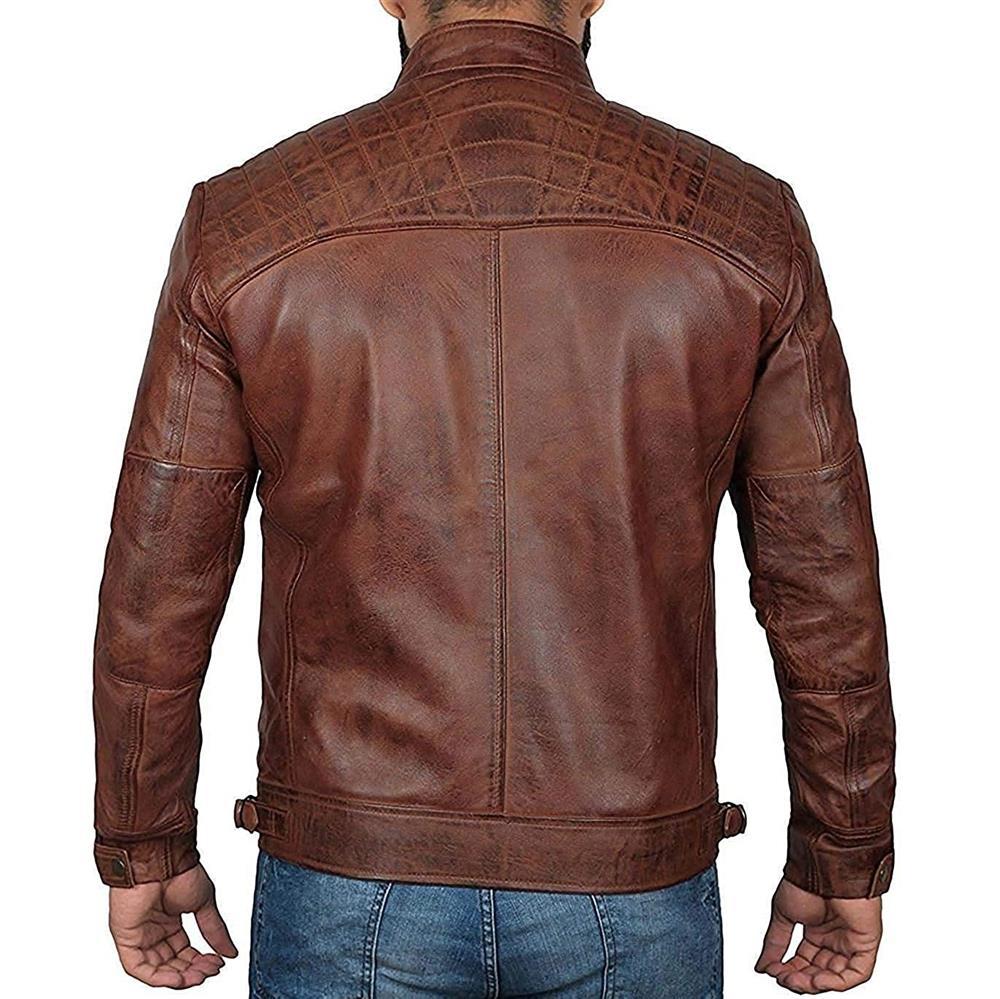 Henk - Veste de Motard en Cuir