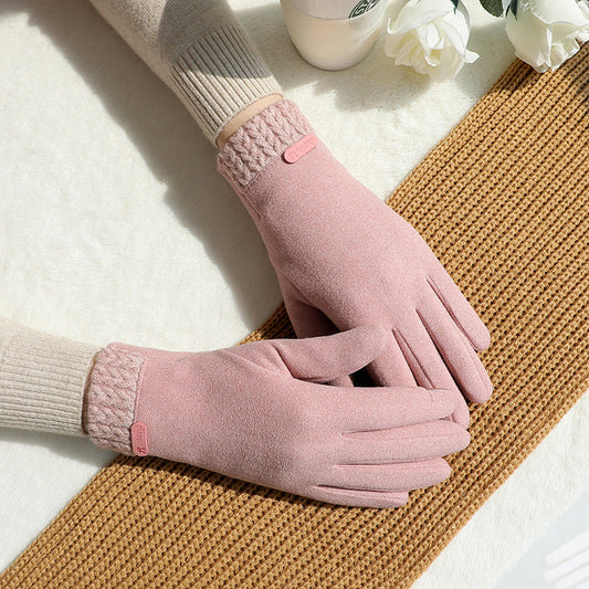 Aurélienne - Élégants gants d'hiver chauds avec une doublure douce.