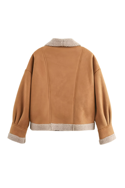 Amour - Veste Oversized en Shearling