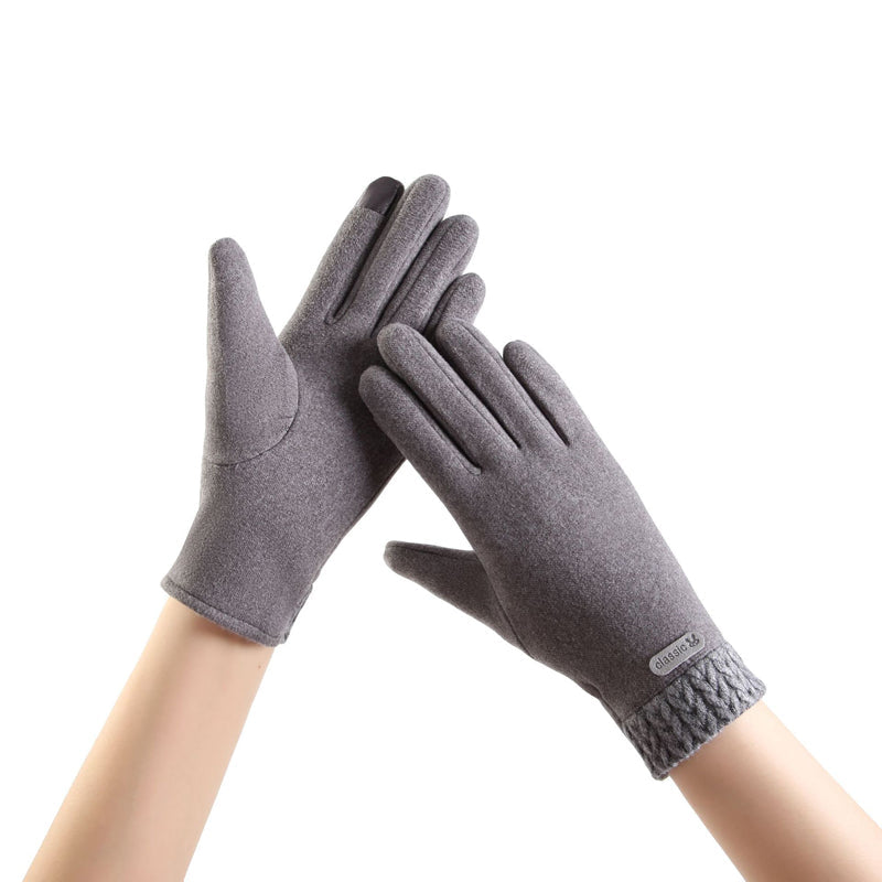 Aurélienne - Élégants gants d'hiver chauds avec une doublure douce.