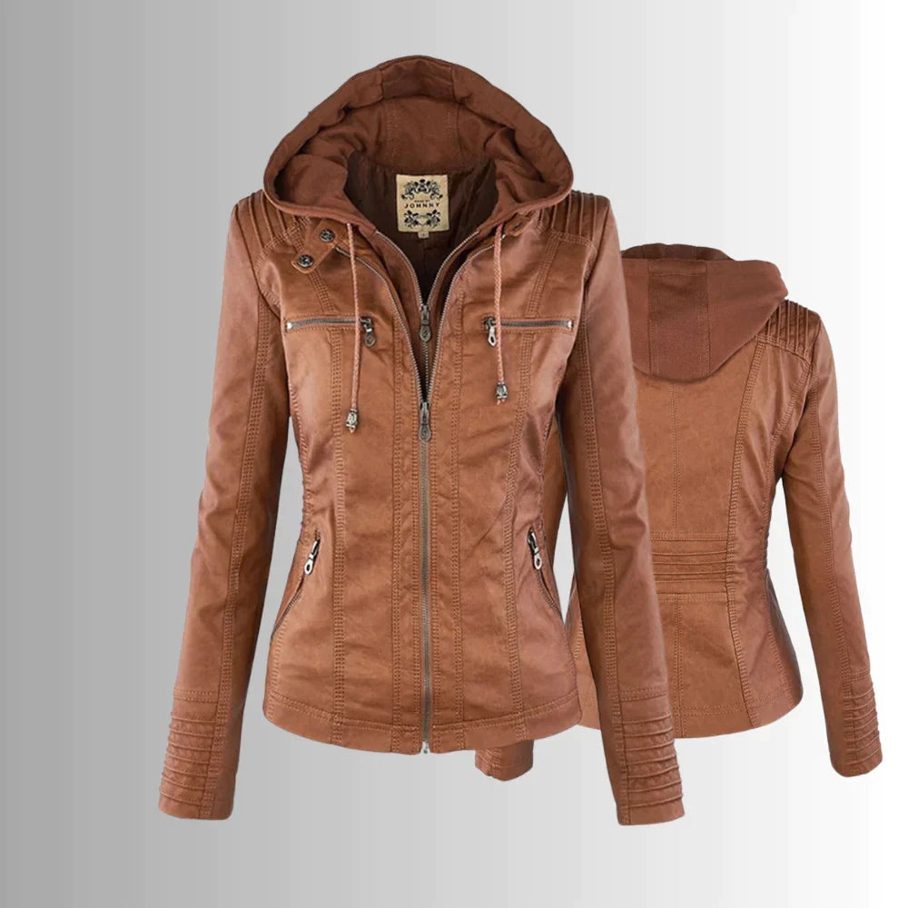 Gérard - Veste de Moto Stylée avec Capuche