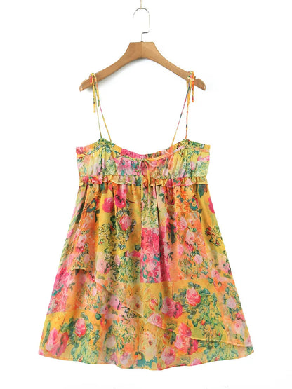 Mena - Robe mini à imprimé floral