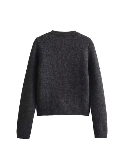 Laurence - Cardigan avec Boutons sur les Poches