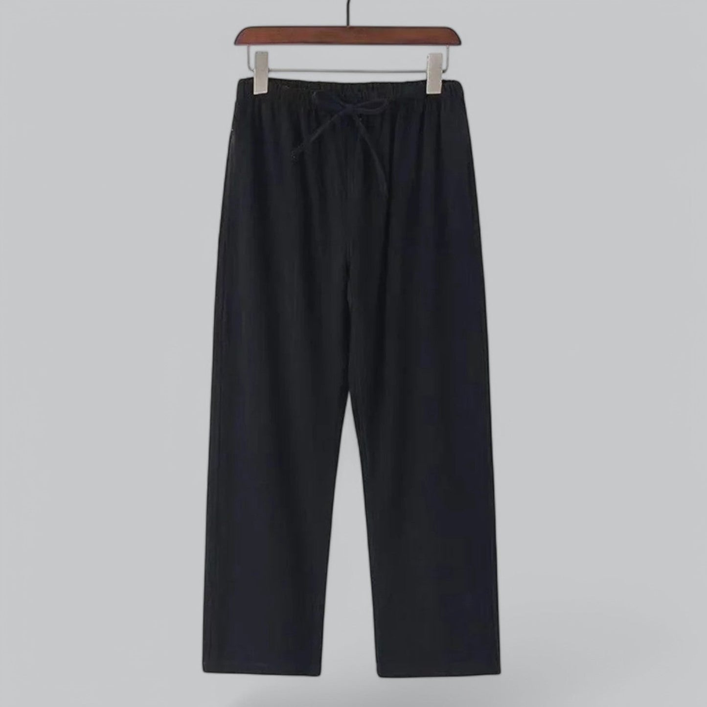Luc - Pantalon Homme Coupe Droite Casual Loungewear Mélange Coton Doux