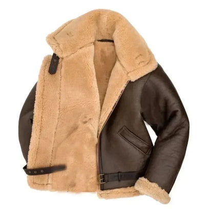 Prosper - Veste en Cuir de Pilote
