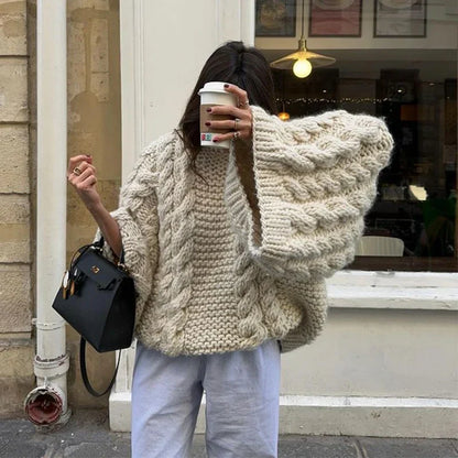 Brigitte - Pull en tricot oversize doux