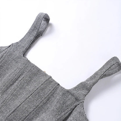 Maëlyse - Ensemble Trois Pièces Power Elegance Coupe Tailleur Blazer, Top Corset Zippé et Pantalon Taille Haute