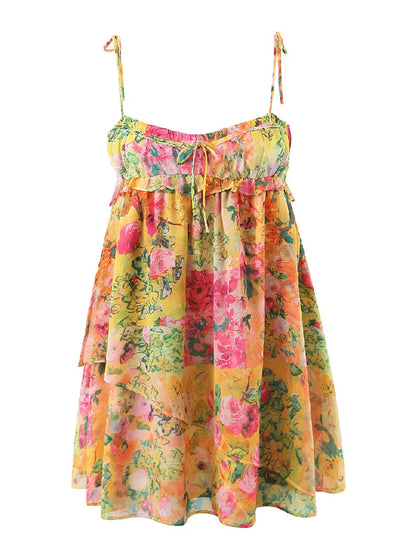Mena - Robe mini à imprimé floral