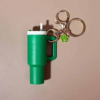 Léa - Porte-clés Mini Range-clés 8x Gobelets à Boisson Charme de Sac