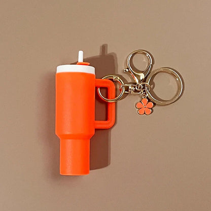 Léa - Porte-clés Mini Range-clés 8x Gobelets à Boisson Charme de Sac