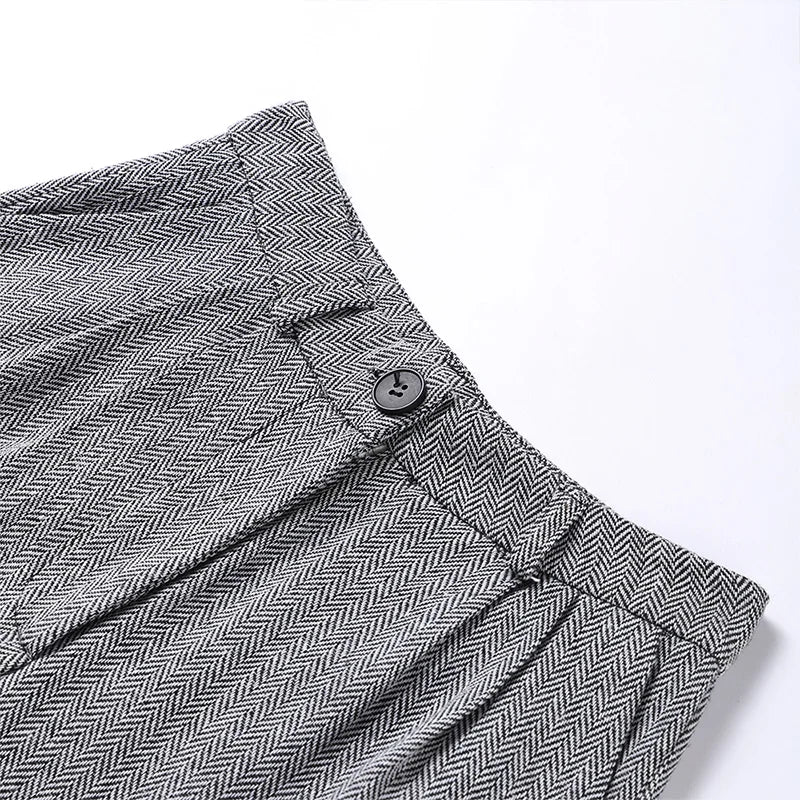 Maëlyse - Ensemble Trois Pièces Power Elegance Coupe Tailleur Blazer, Top Corset Zippé et Pantalon Taille Haute