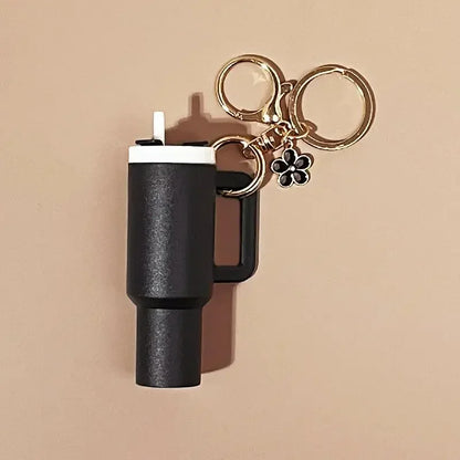 Léa - Porte-clés Mini Range-clés 8x Gobelets à Boisson Charme de Sac