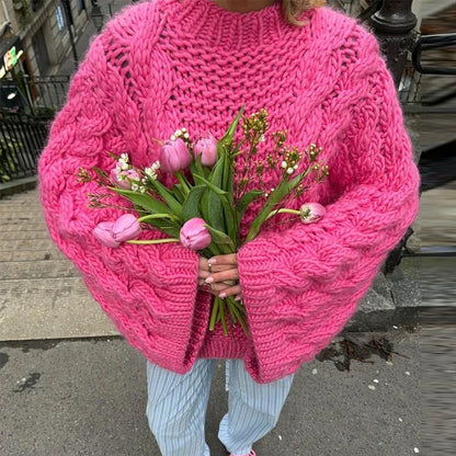 Brigitte - Pull en tricot oversize doux