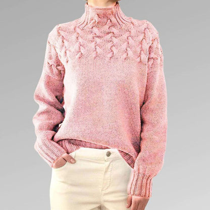 Fabiola - Pull tricoté à col pour femmes