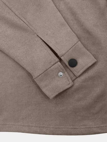 Lioran - Ensemble Homme Deux Pièces Casual Chic : Veste de Printemps à Manches Longues avec Boutons et Pantalon Long