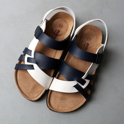 Liam - Sandales en Cuir Décontractées à Lanières