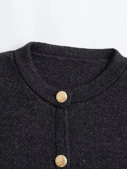 Laurence - Cardigan avec Boutons sur les Poches