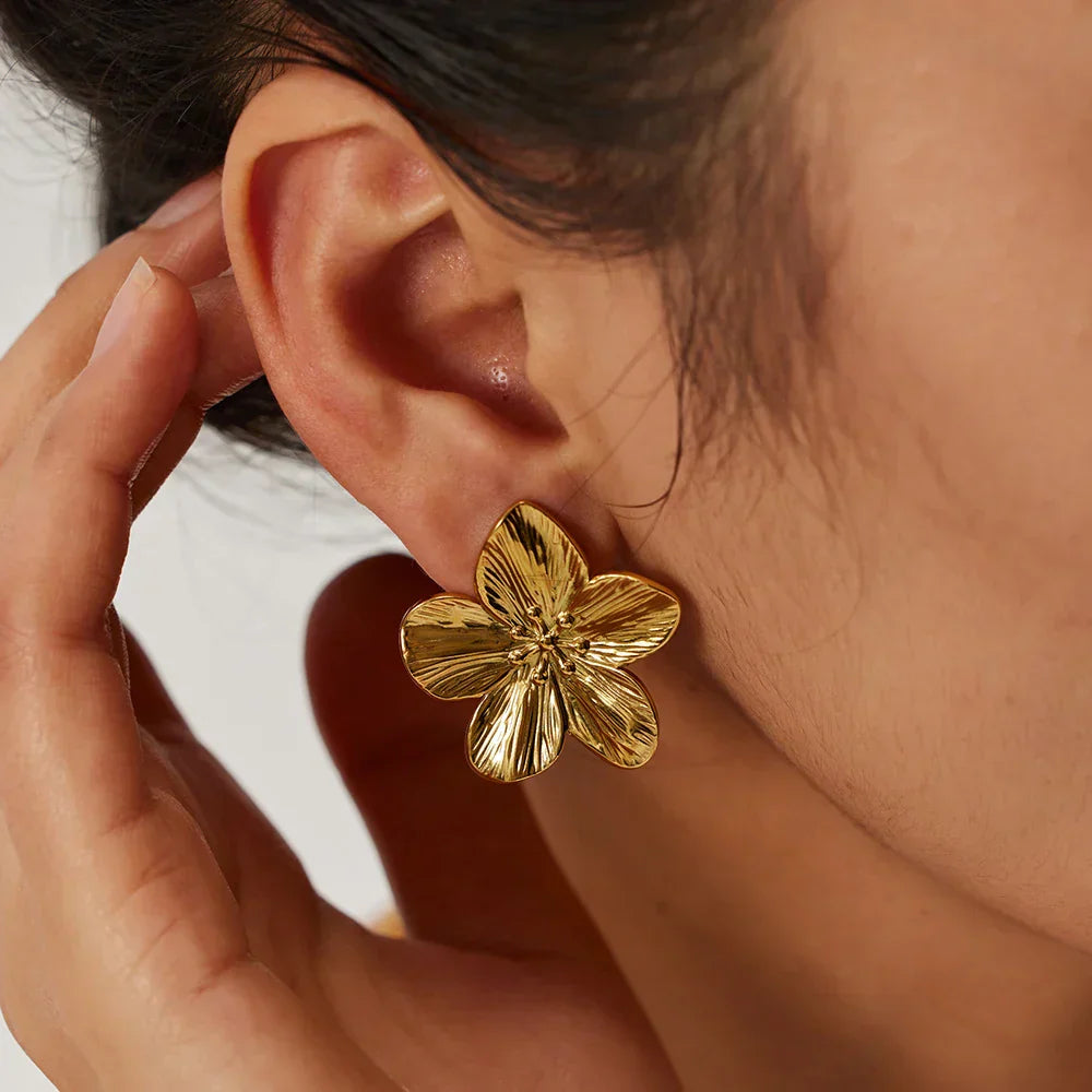 Viviane - Boucles d'oreilles en or