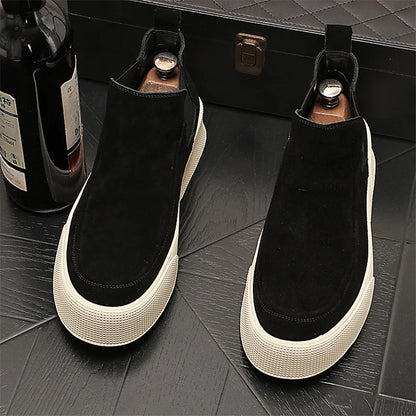 Théophile - Bottes Chelsea en Daim Matteo pour Homme