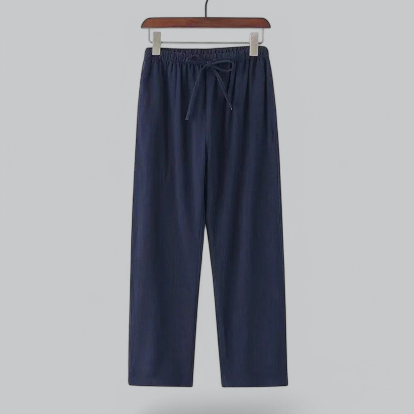 Luc - Pantalon Homme Coupe Droite Casual Loungewear Mélange Coton Doux