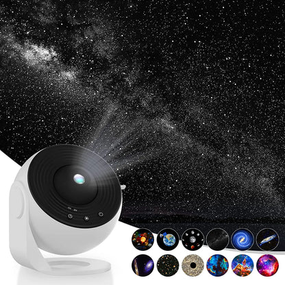 Lampe de Projecteur de Planétarium Galaxy 13-en-1 pour une Lumière Nocturne Atmosphérique