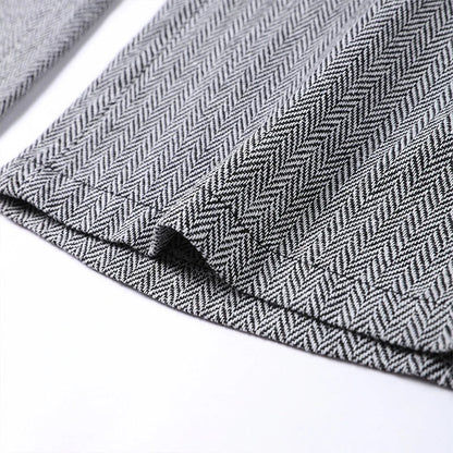 Maëlyse - Ensemble Trois Pièces Power Elegance Coupe Tailleur Blazer, Top Corset Zippé et Pantalon Taille Haute