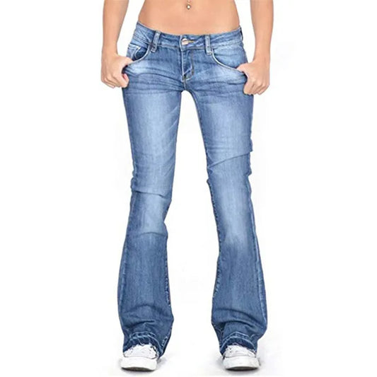 Rehna - Jean flare moderne pour femmes