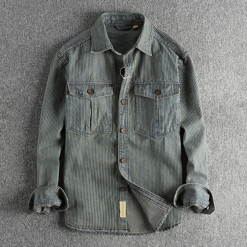 Max - Chemise en Denim Vintage