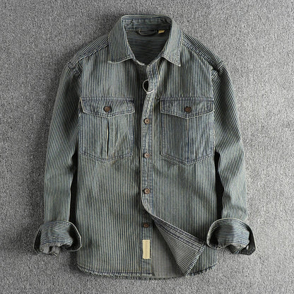Max - Chemise en Denim Vintage