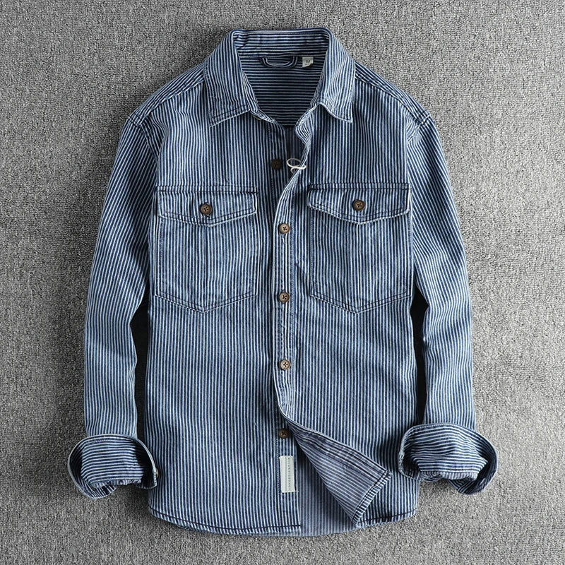 Max - Chemise en Denim Vintage