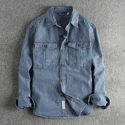 Max - Chemise en Denim Vintage