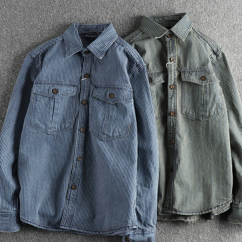 Max - Chemise en Denim Vintage