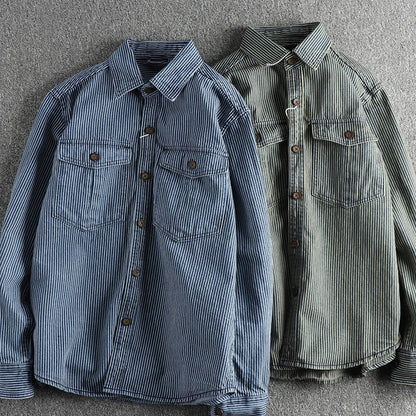 Max - Chemise en Denim Vintage