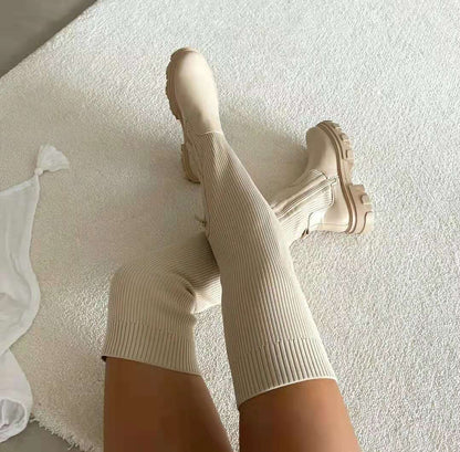 Priscille - Bottes Tendance à Cuissardes pour Femmes
