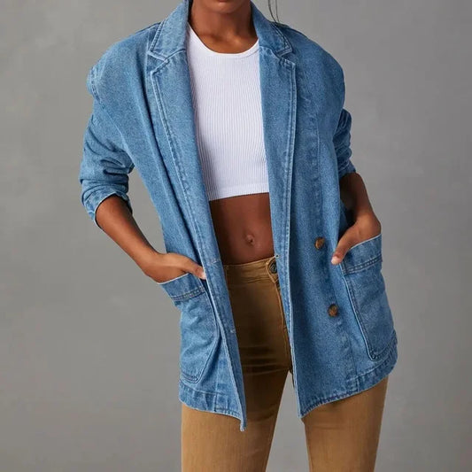 Émilienne - Blazer en denim